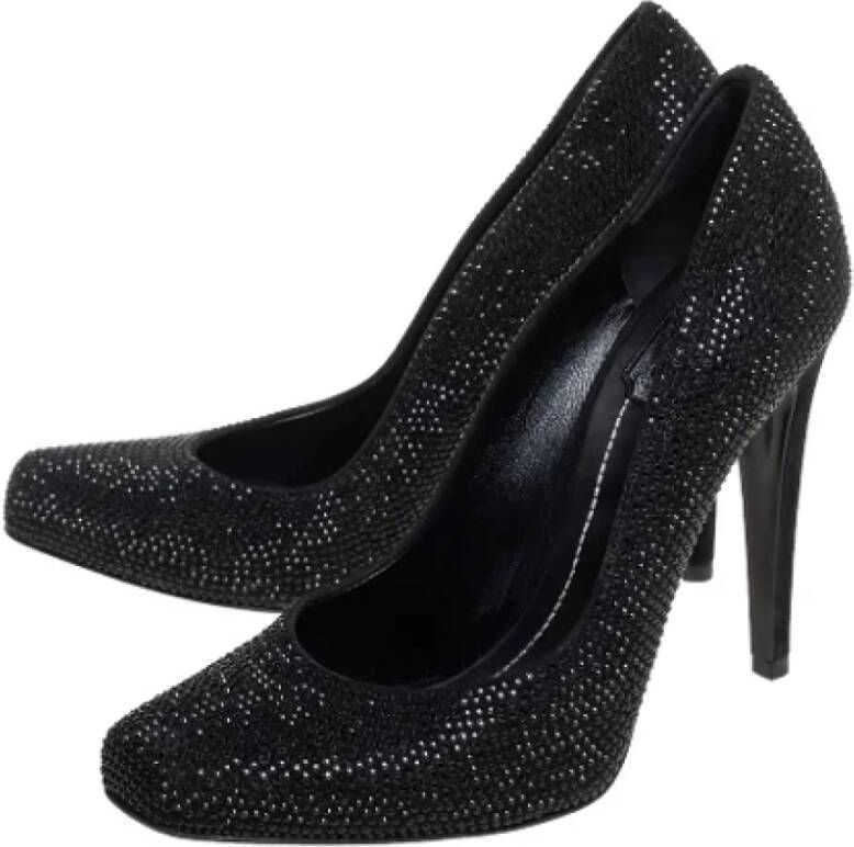 Dior Vintage Pre-owned Suede heels Black Dames