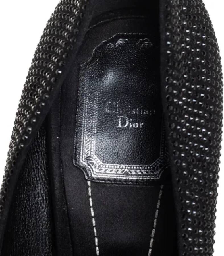 Dior Vintage Pre-owned Suede heels Black Dames
