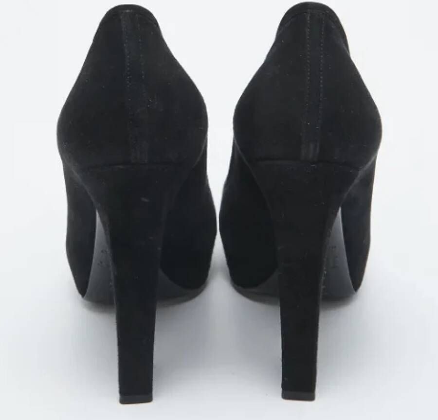 Dior Vintage Pre-owned Suede heels Black Dames