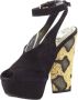 Dior Vintage Pre-owned Suede heels Black Dames - Thumbnail 4