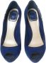 Dior Vintage Pre-owned Suede heels Blue Dames - Thumbnail 2