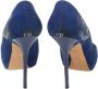 Dior Vintage Pre-owned Suede heels Blue Dames - Thumbnail 4