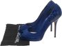 Dior Vintage Pre-owned Suede heels Blue Dames - Thumbnail 7
