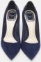 Dior Vintage Pre-owned Suede heels Blue Dames - Thumbnail 3