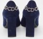 Dior Vintage Pre-owned Suede heels Blue Dames - Thumbnail 5
