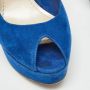 Dior Vintage Pre-owned Suede heels Blue Dames - Thumbnail 7