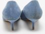 Dior Vintage Pre-owned Suede heels Blue Dames - Thumbnail 4