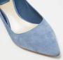 Dior Vintage Pre-owned Suede heels Blue Dames - Thumbnail 7