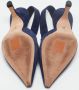 Dior Vintage Pre-owned Suede heels Blue Dames - Thumbnail 4
