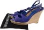 Dior Vintage Pre-owned Suede sandals Blue Dames - Thumbnail 7