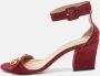 Dior Vintage Pre-owned Suede sandals Red Dames - Thumbnail 2