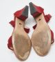 Dior Vintage Pre-owned Suede sandals Red Dames - Thumbnail 6