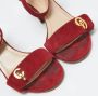 Dior Vintage Pre-owned Suede sandals Red Dames - Thumbnail 8