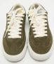 Dior Vintage Pre-owned Suede sneakers Green Dames - Thumbnail 3