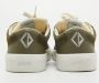 Dior Vintage Pre-owned Suede sneakers Green Dames - Thumbnail 5