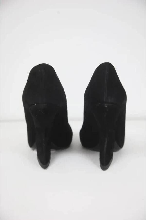 Dior Vintage Pre-owned Velvet heels Black Dames