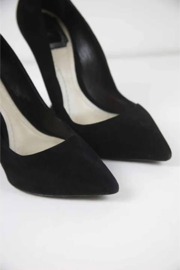 Dior Vintage Pre-owned Velvet heels Black Dames