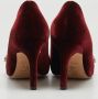 Dior Vintage Pre-owned Velvet heels Red Dames - Thumbnail 5