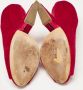 Dior Vintage Pre-owned Velvet heels Red Dames - Thumbnail 4