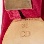 Dior Vintage Pre-owned Velvet heels Red Dames - Thumbnail 6