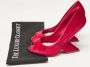 Dior Vintage Pre-owned Velvet heels Red Dames - Thumbnail 7