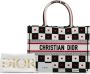 Dior Vintage Tweedehands Dior Book Tote Checkerboard Heart ZwartWitRood - Thumbnail 2