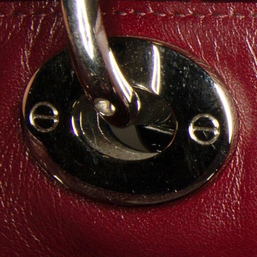 Dior Vintage Tweedehands Dior Book Tote Geborduurde Handtas