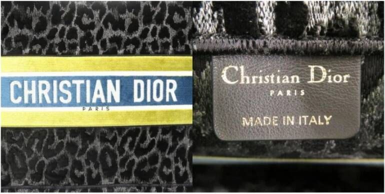 Dior Vintage Tweedehands Dior Book Tote Leopard Print