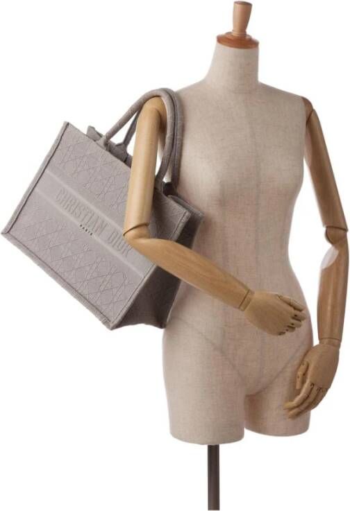 Dior Vintage Tweedehands Dior Book Tote Oblique Jacquard