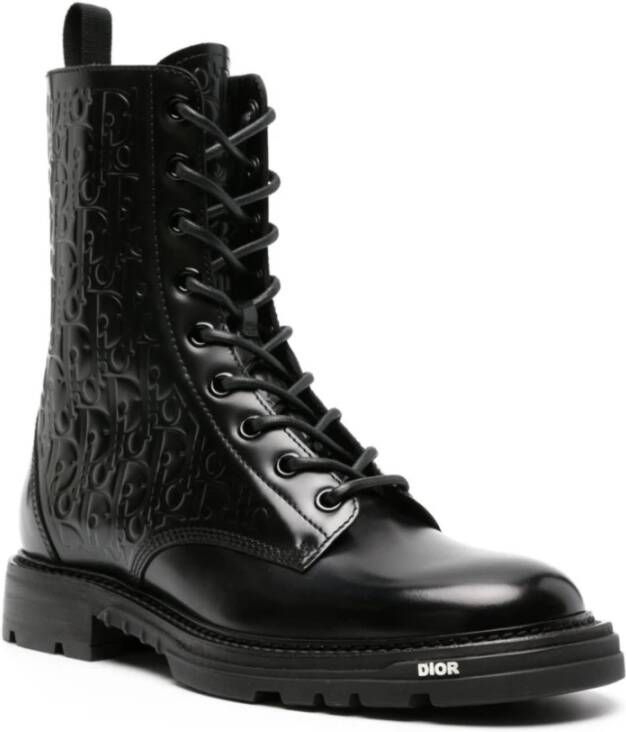 Dior Enkellaarzen in zwart Black Heren