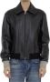 Dior Zwarte Leren Jas Ribboorden Rits - Thumbnail 2