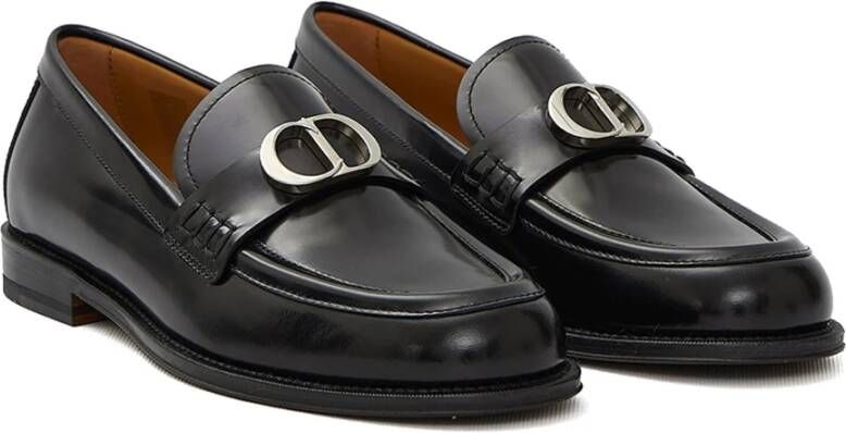 Dior Zwarte Loafer Schoenen Ss22 Black Heren
