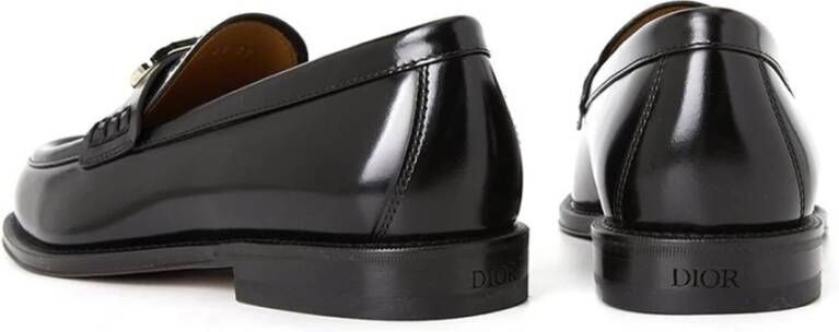 Dior Zwarte Loafer Schoenen Ss22 Black Heren