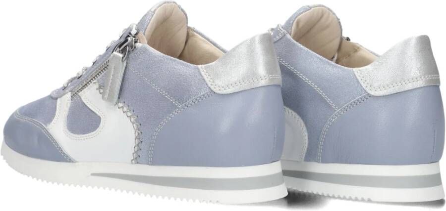 DL Sport Blauwe Suède Dames Sneakers 6567