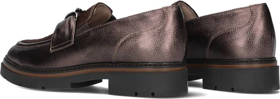 DL Sport Brons Leren Loafers voor Dames