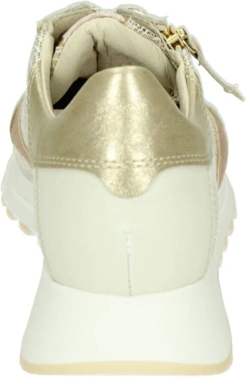 DL Sport Gouden Sportieve Lage Sneakers