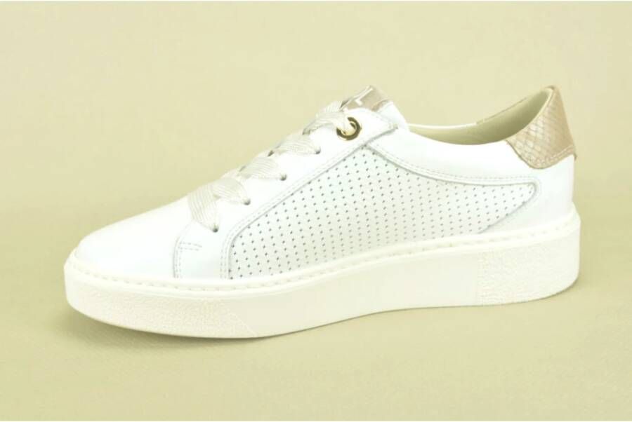 DL Sport Print Sneaker White Dames