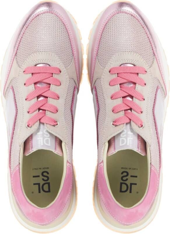 DL Sport Roze Sneakers Multicolor Dames