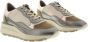 DL Sport Sneakers Dames Lage sneakers Damesschoenen Leer 5471 Beige combi - Thumbnail 4