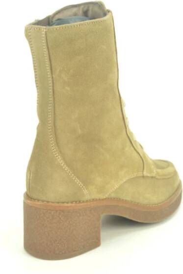 DL Sport Taupe daim Botje N. DH 4cm Beige Dames