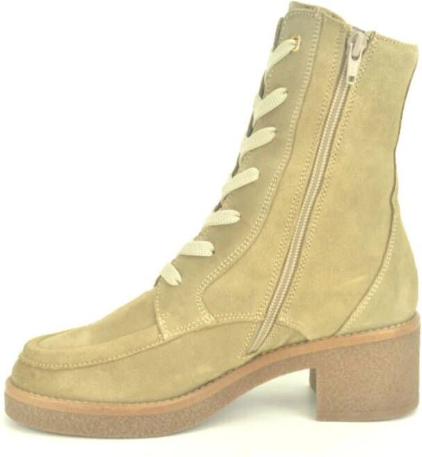 DL Sport Taupe daim Botje N. DH 4cm Beige Dames