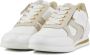 DL Sport Sneakers Dames Lage sneakers Damesschoenen Leer 6251 Wit combi - Thumbnail 8