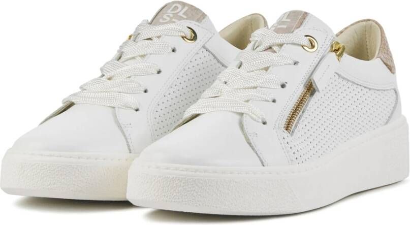 DL Sport Witte Sneakers White Dames