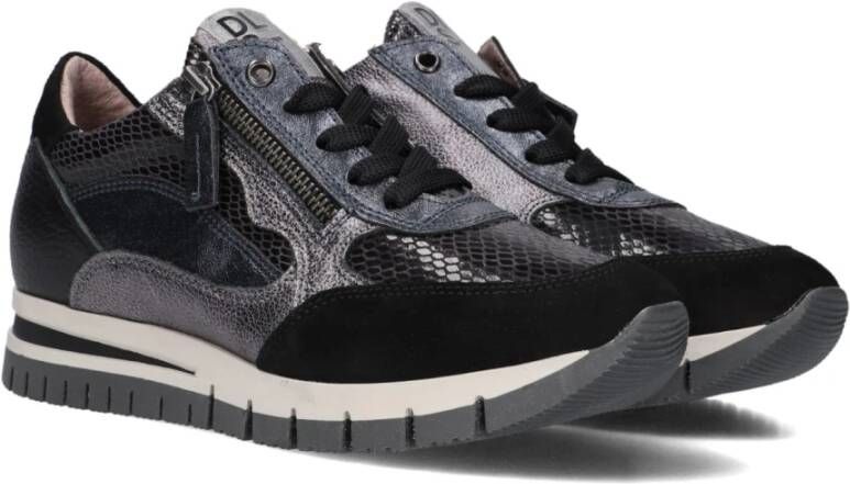 DL Sport Zwarte Lage Damessneakers