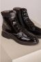 DL Sport Zwarte Leren Veterschoenen Black Dames - Thumbnail 4