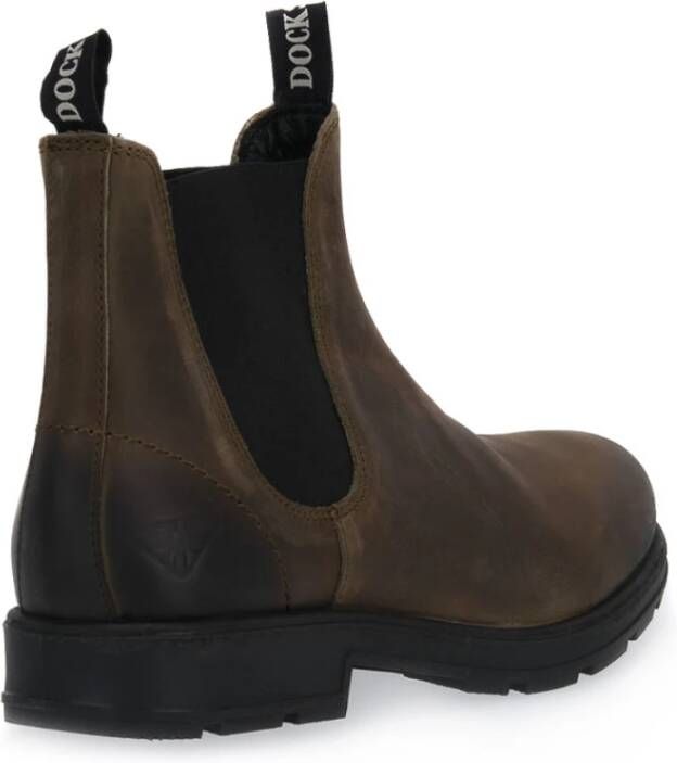 Docksteps Chelsea Boots Groen Heren