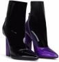 Dolce & Gabbana Open Patent Leren Booties 11cm Hak Black Dames - Thumbnail 8