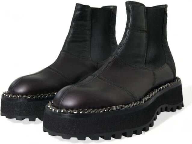 Dolce & Gabbana Ankle Boots Black Heren