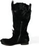 Dolce & Gabbana Luxe Gazelle Bont Kalfsleer Laarzen Black Heren - Thumbnail 17