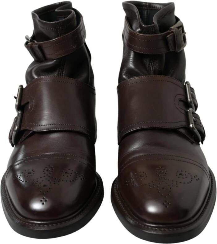 Dolce & Gabbana Ankle Boots Brown Heren